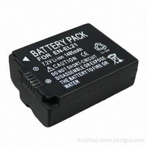 Replacement Li-ion Camera Battery for Nikon EN-EL21, with 7.2V and 1485mAh